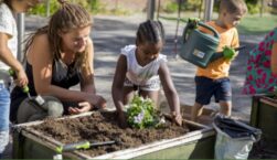 leergaloos groen schoolplein
